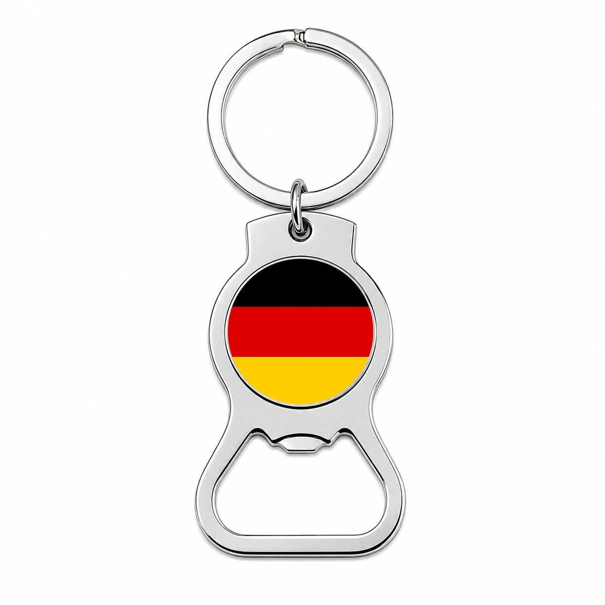 Germany Country Flag Bottle Opener Keychain