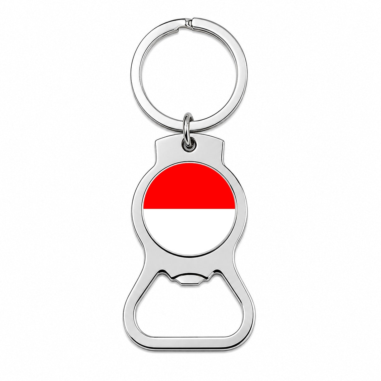 Indonesia Country Flag Bottle Opener Keychain