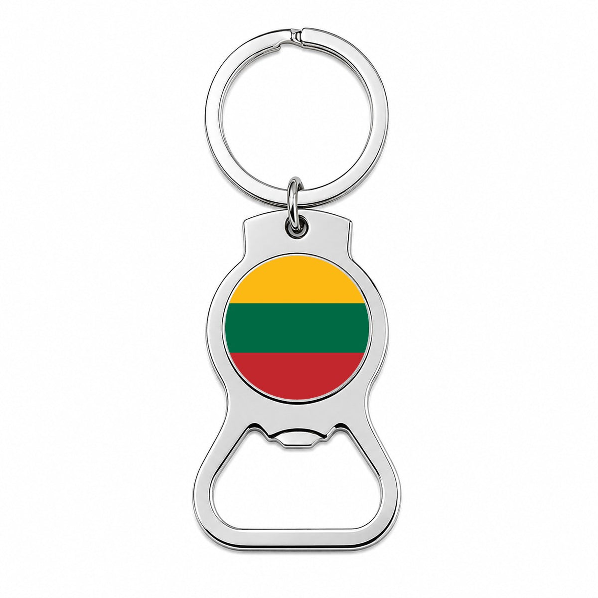 Lithuania Country Flag Bottle Opener Keychain