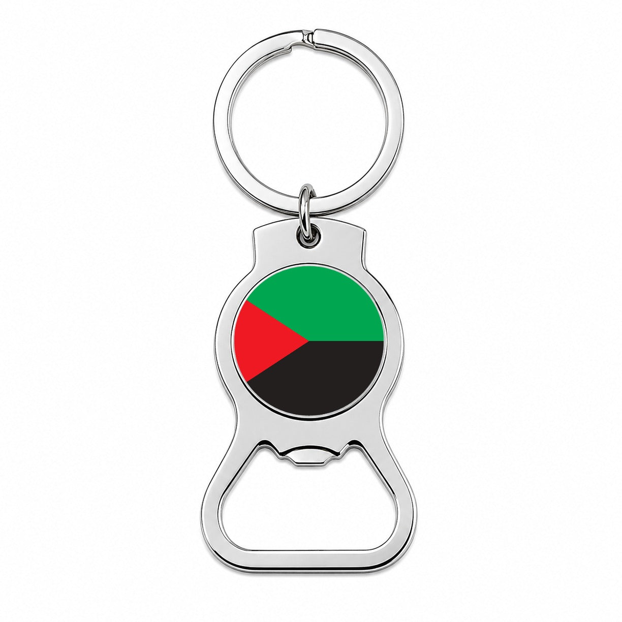 Martinique Country Flag Bottle Opener Keychain