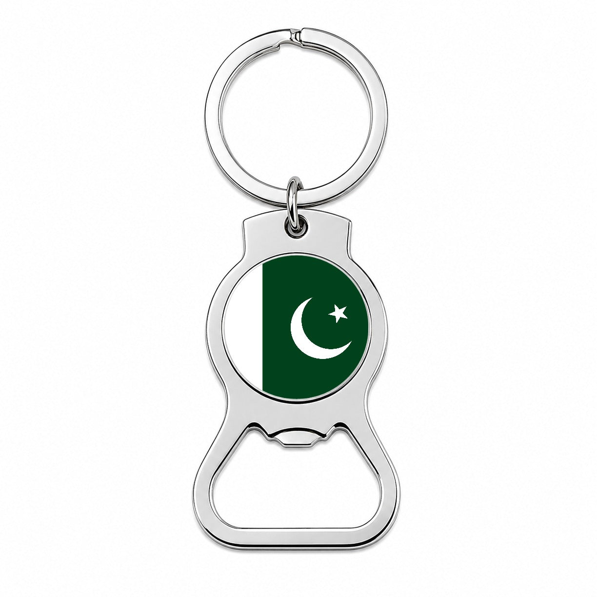 Pakistan Country Flag Bottle Opener Keychain