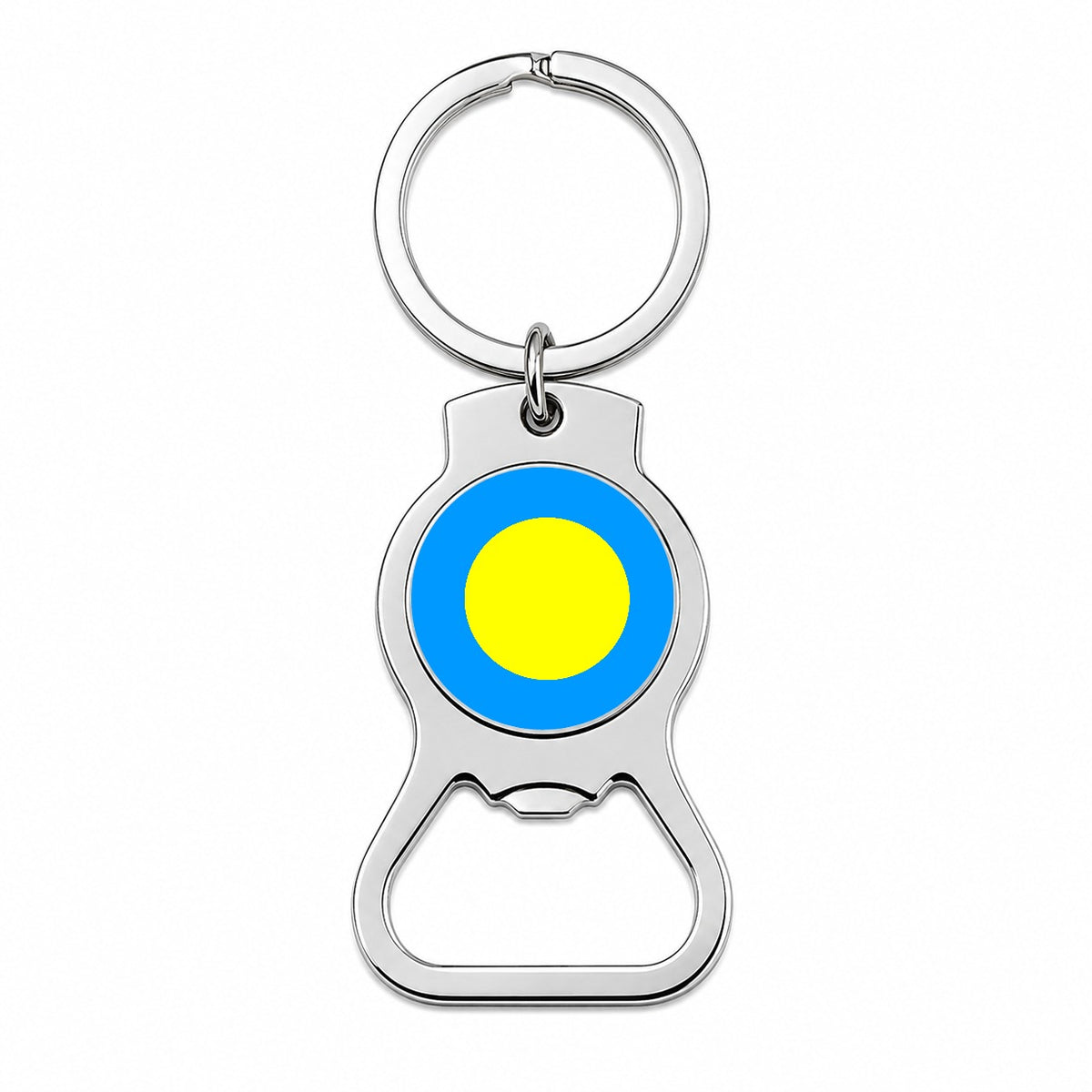 Palau Country Flag Bottle Opener Keychain