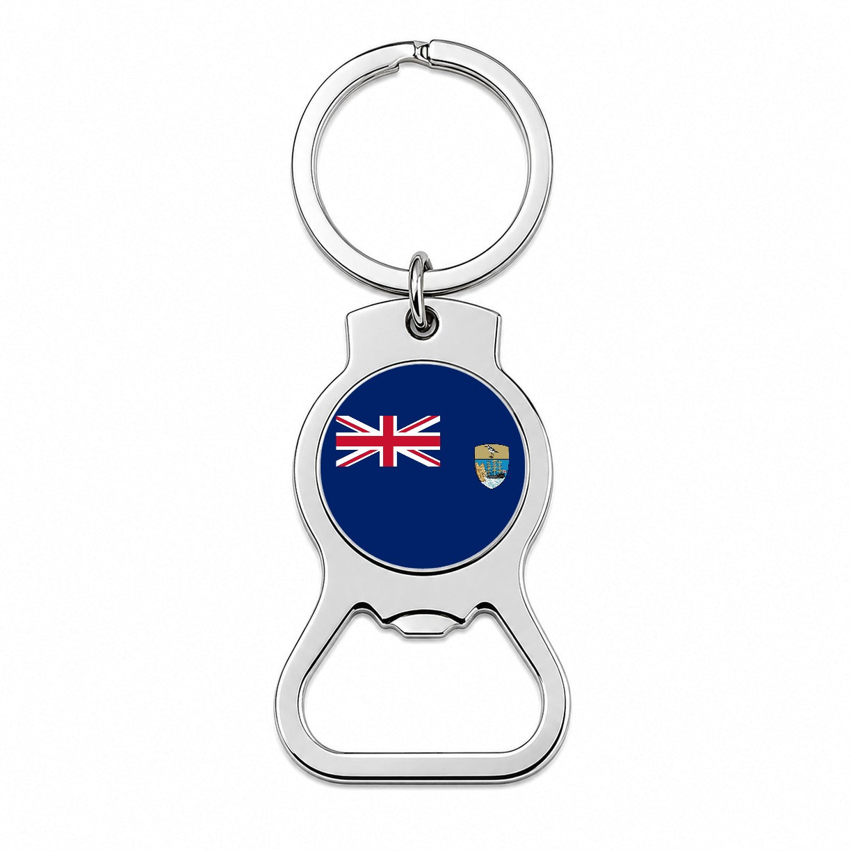 Saint Helena, Ascension and Tristan da Cunha Country Flag Bottle Opener Keychain