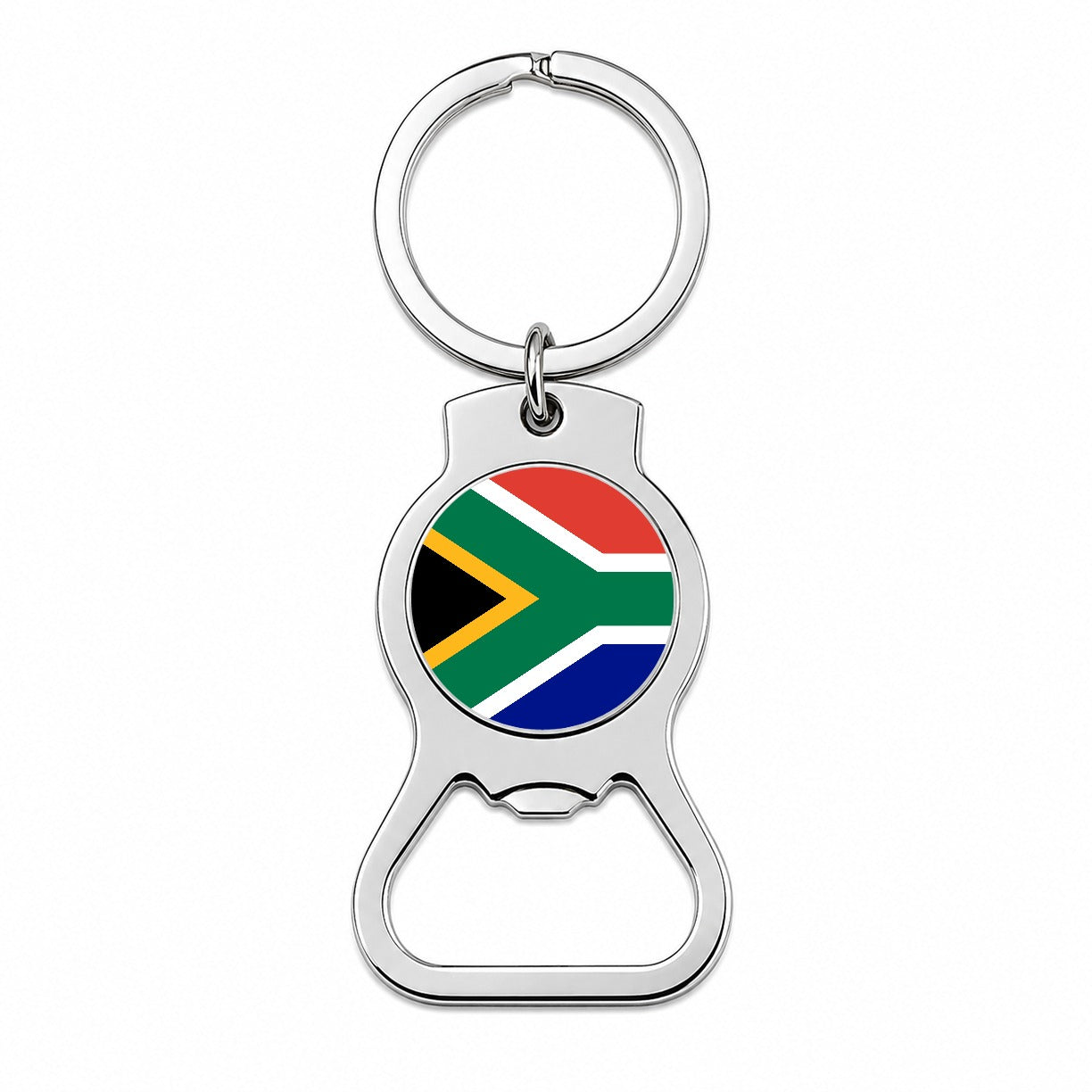 South Africa Country Flag Bottle Opener Keychain