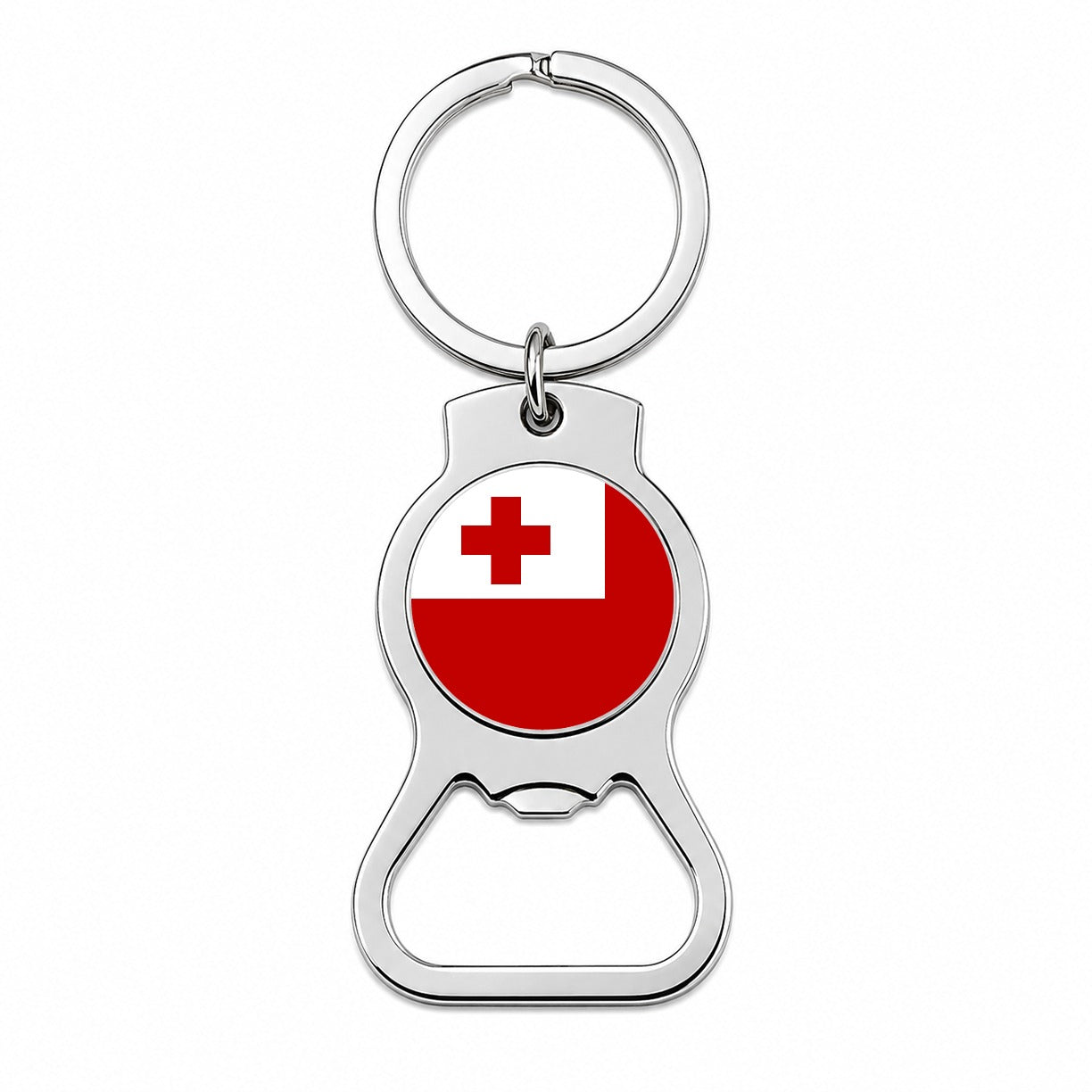 Tonga Country Flag Bottle Opener Keychain