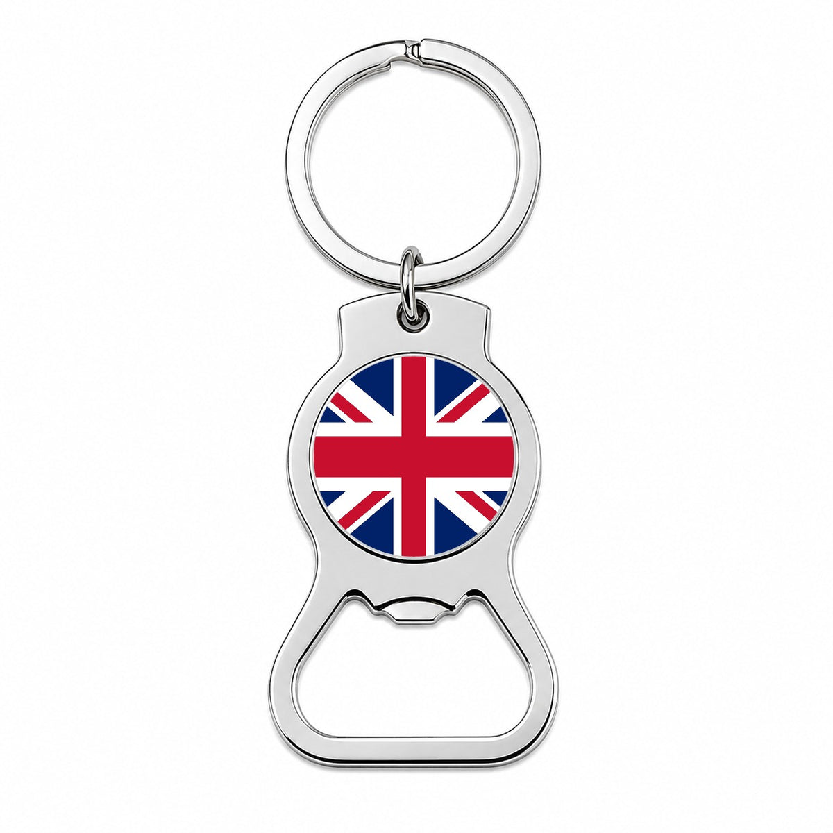 United Kingdom of Great Britain and Northern Ireland Country Flag Bottle Opener Keychain