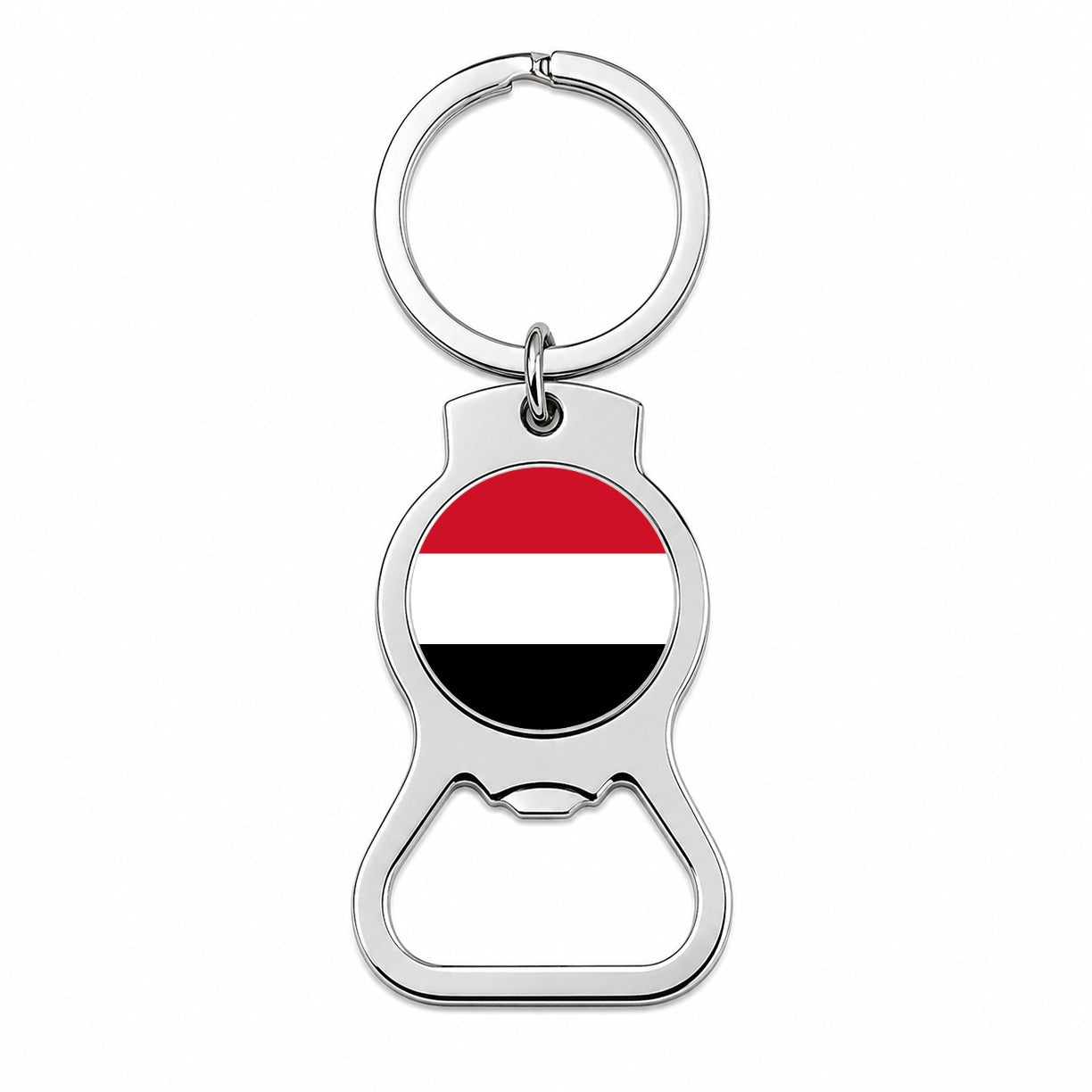 Yemen Country Flag Bottle Opener Keychain