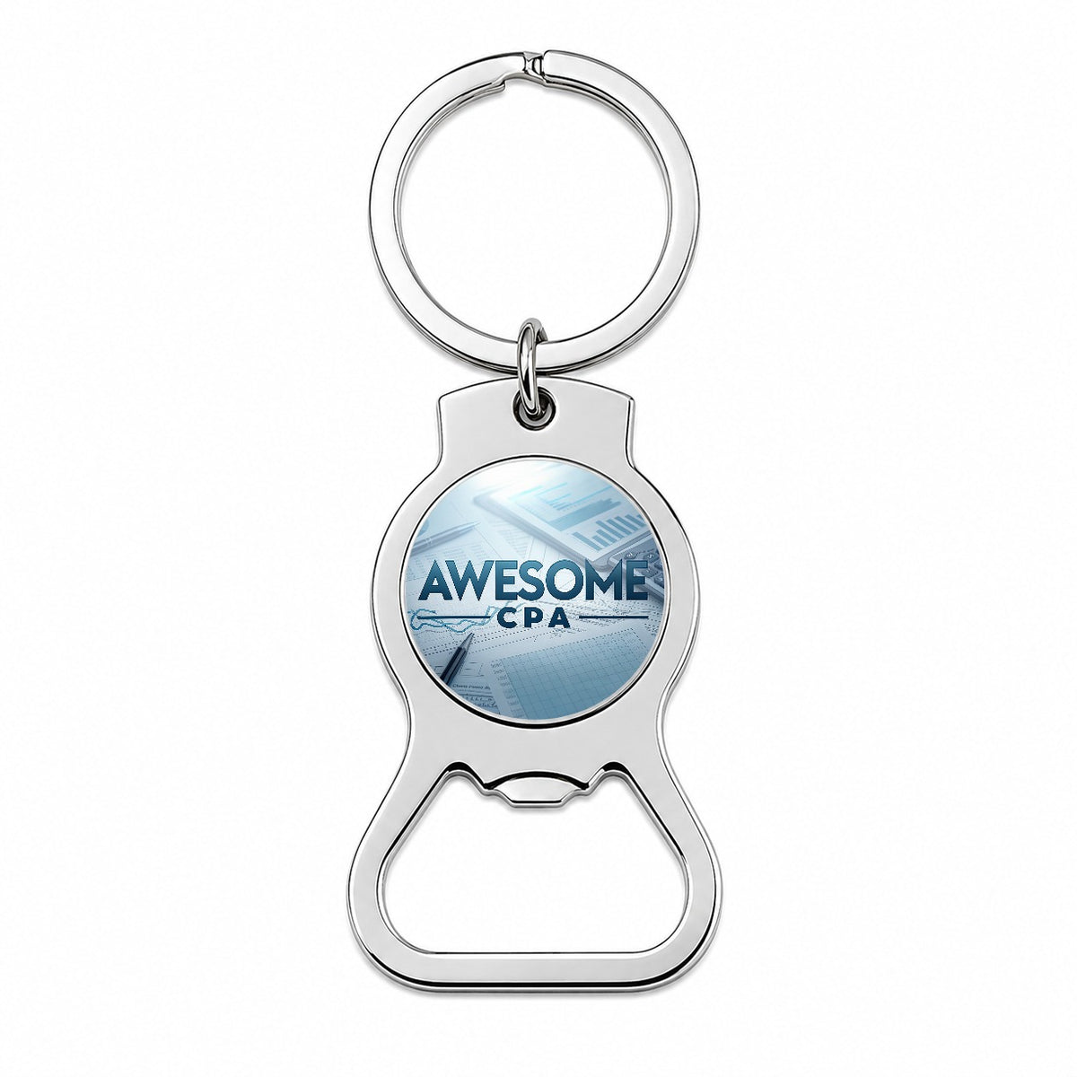 Awesome CPA Inspirational Bottle Opener Keychain
