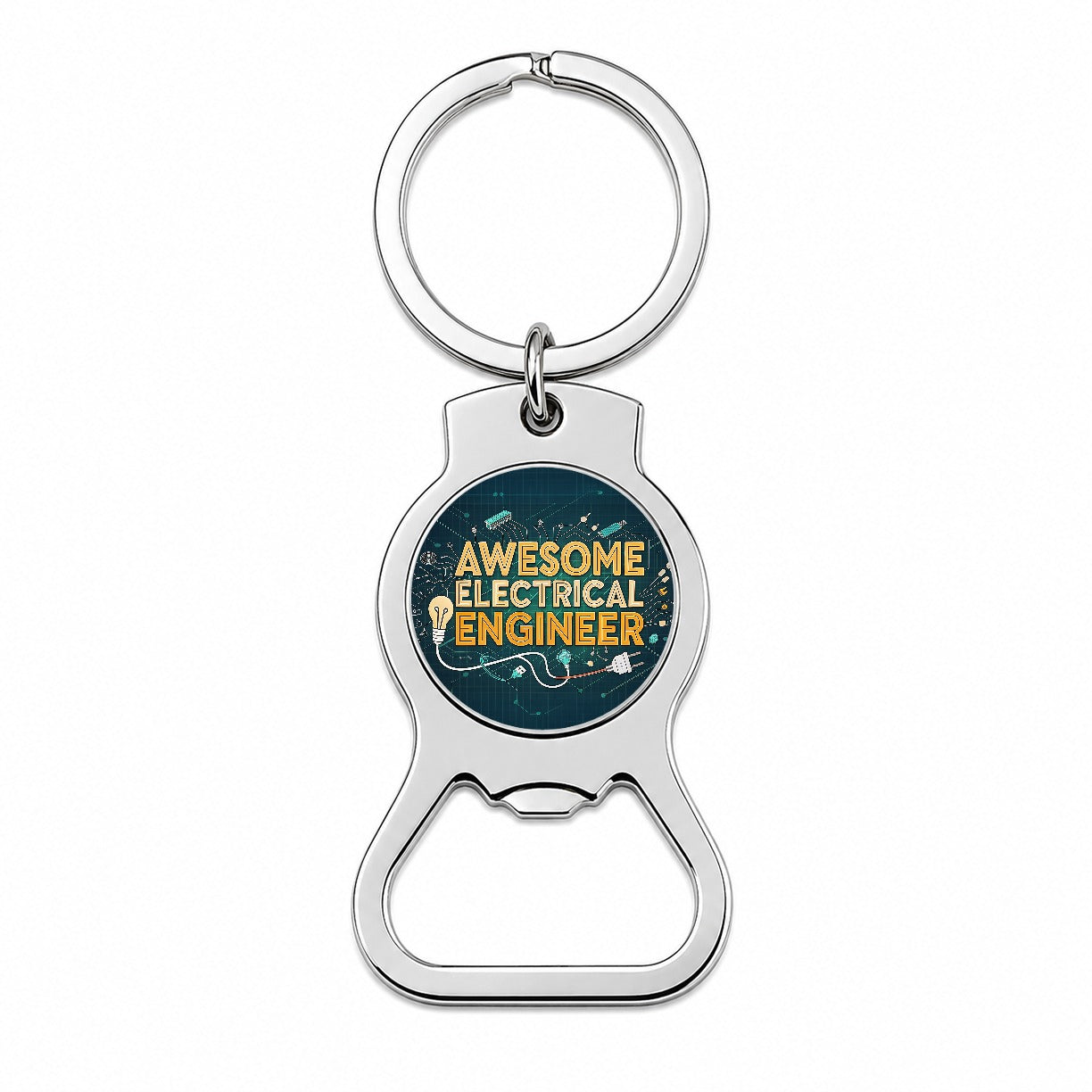 Awesome Electrical Engineer Inspirational Bottle Opener Keychain