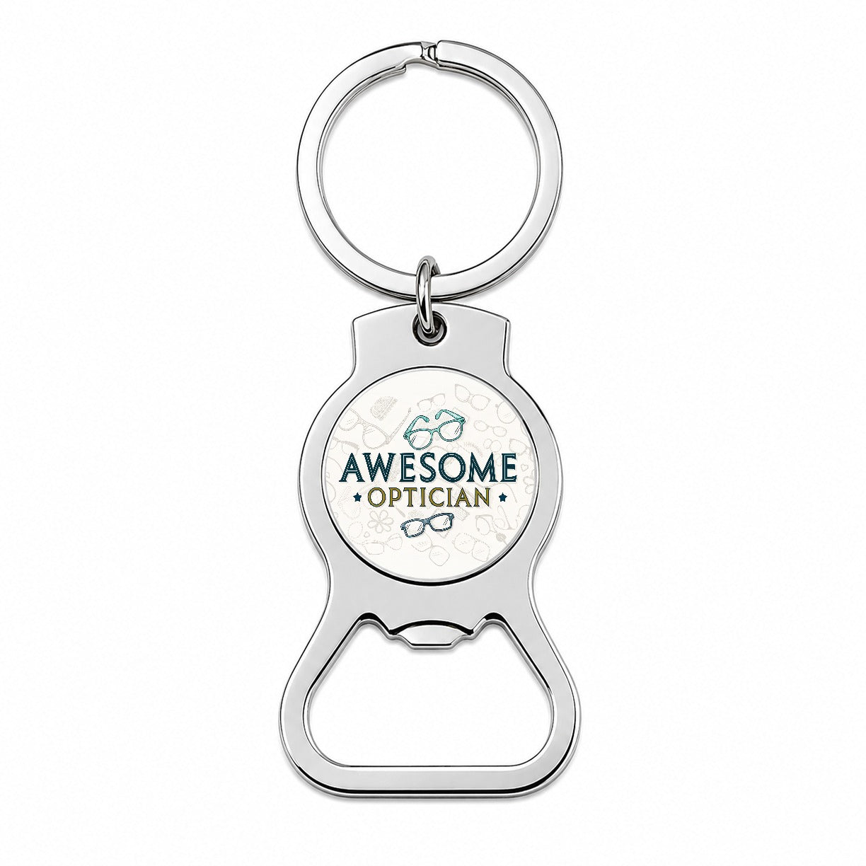 Awesome Optician Optical Inspirational Bottle Opener Keychain