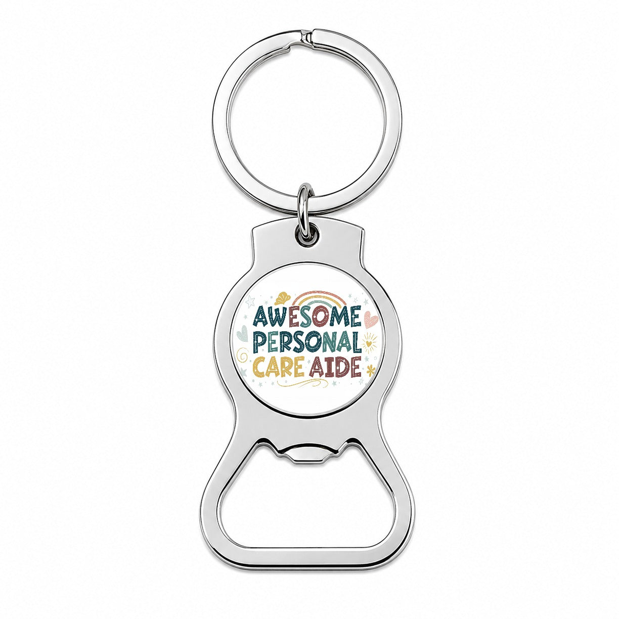 Awesome Personal Care Aide Home Health Inspirational Bottle Opener Keychain