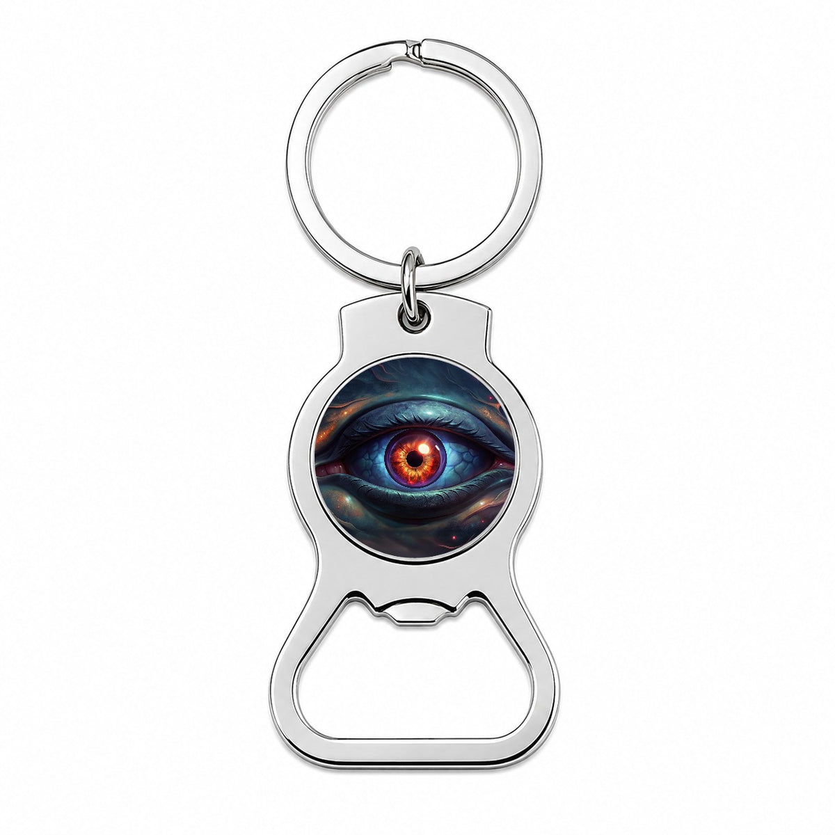 Evil Eye Scary Creepy Bottle Opener Keychain