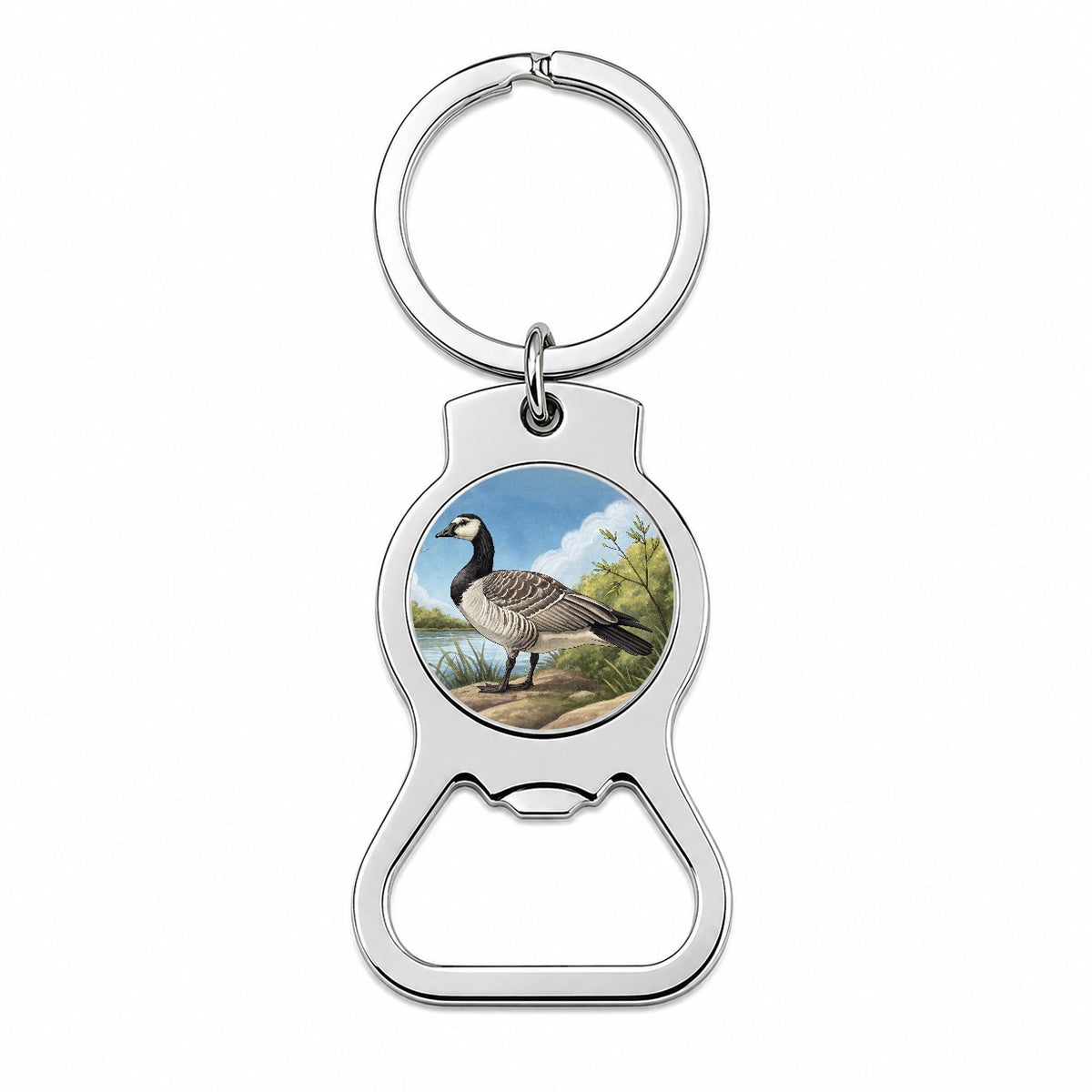 Barnacle Goose Bottle Opener Keychain