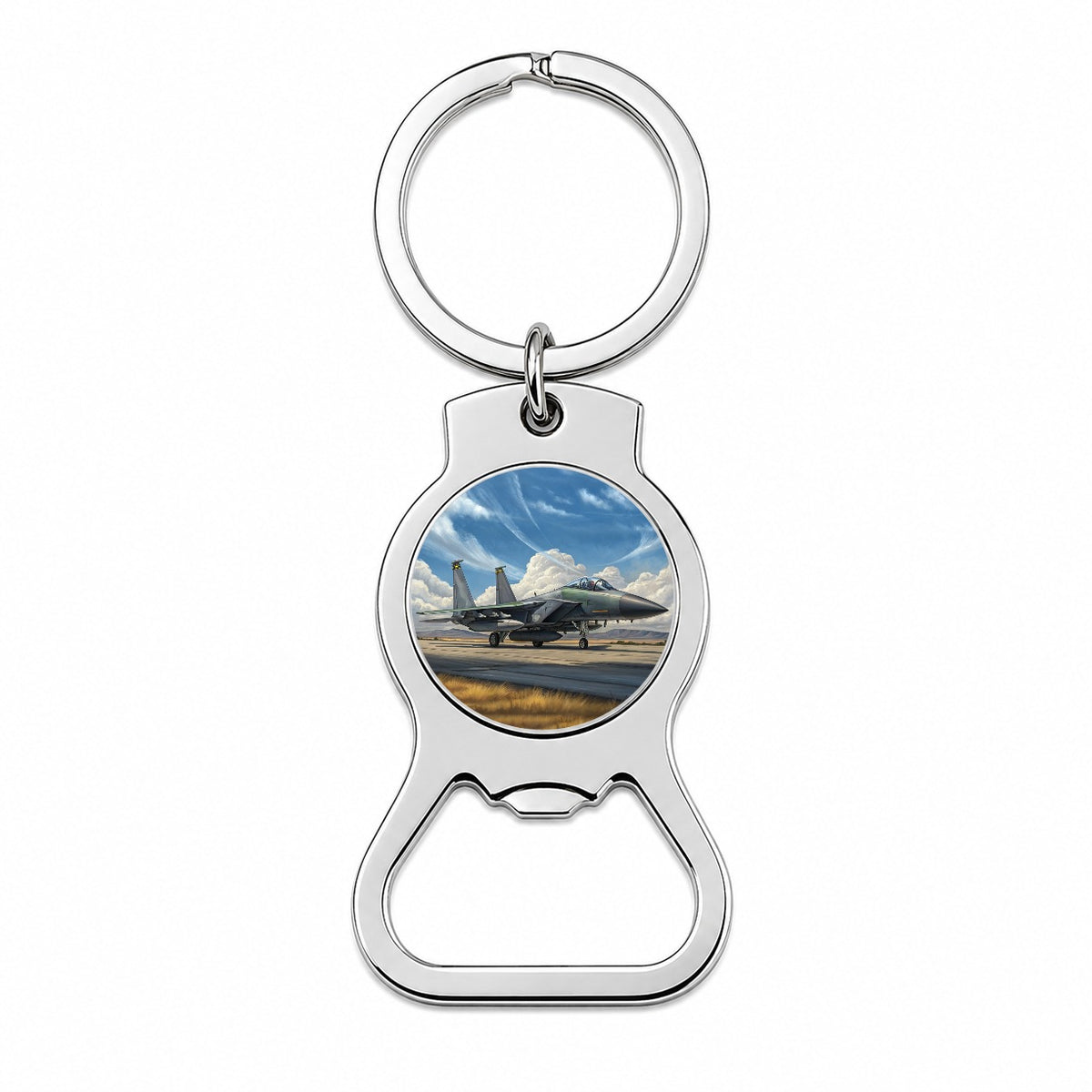 F-15e Strike Eagle Air Force Multirole Fighter Plane Bottle Opener Keychain