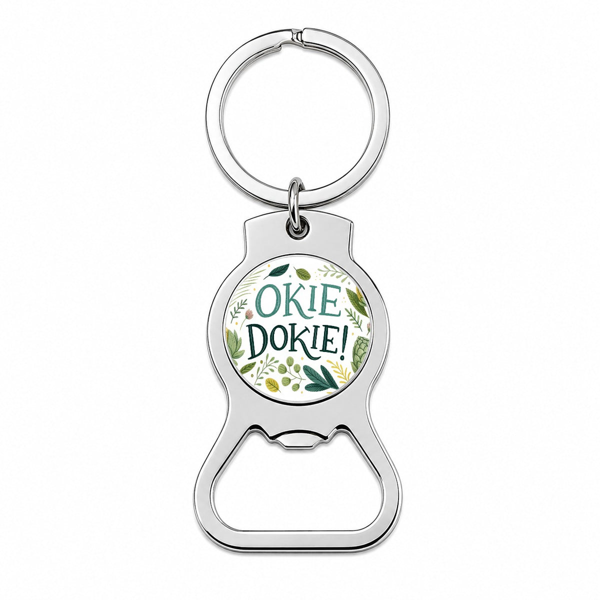 Okie Dokie Artichoke  Bottle Opener Keychain