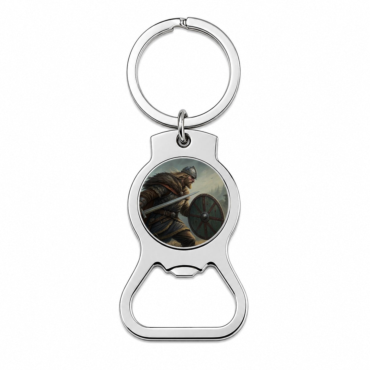 Beowulf Norse Warrior Bottle Opener Keychain