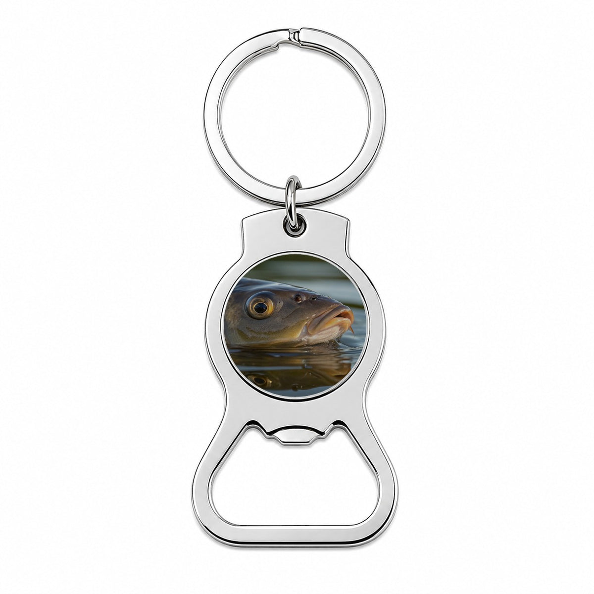 Carp Fishing Freshwater Wildlife Bottle Opener Keychain