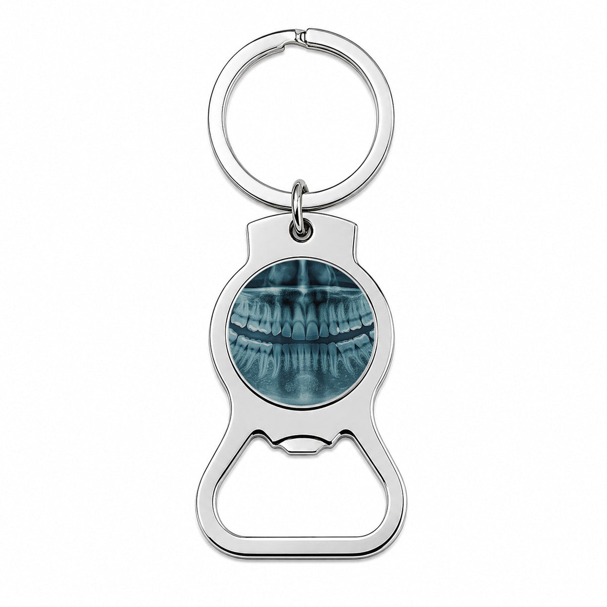 Dental X-Ray Mouth Teeth Dentist Bottle Opener Keychain