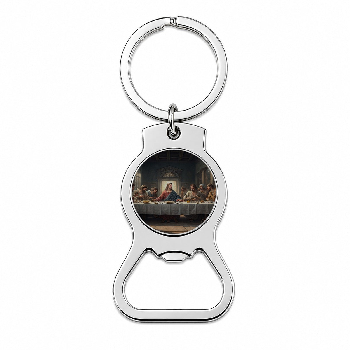 Last Supper Da Vinci Inspired Bottle Opener Keychain