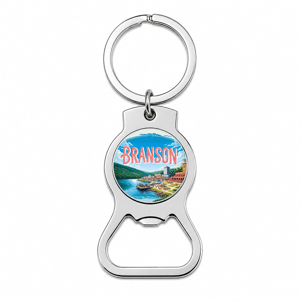 Branson Missouri Travel Bottle Opener Keychain