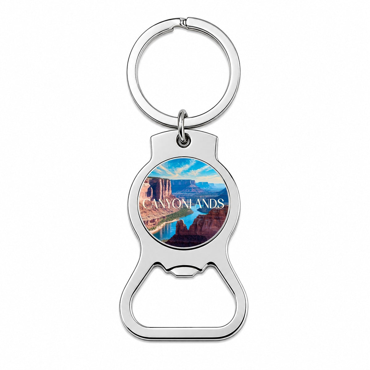 Canyonlands Utah Travel Bottle Opener Keychain
