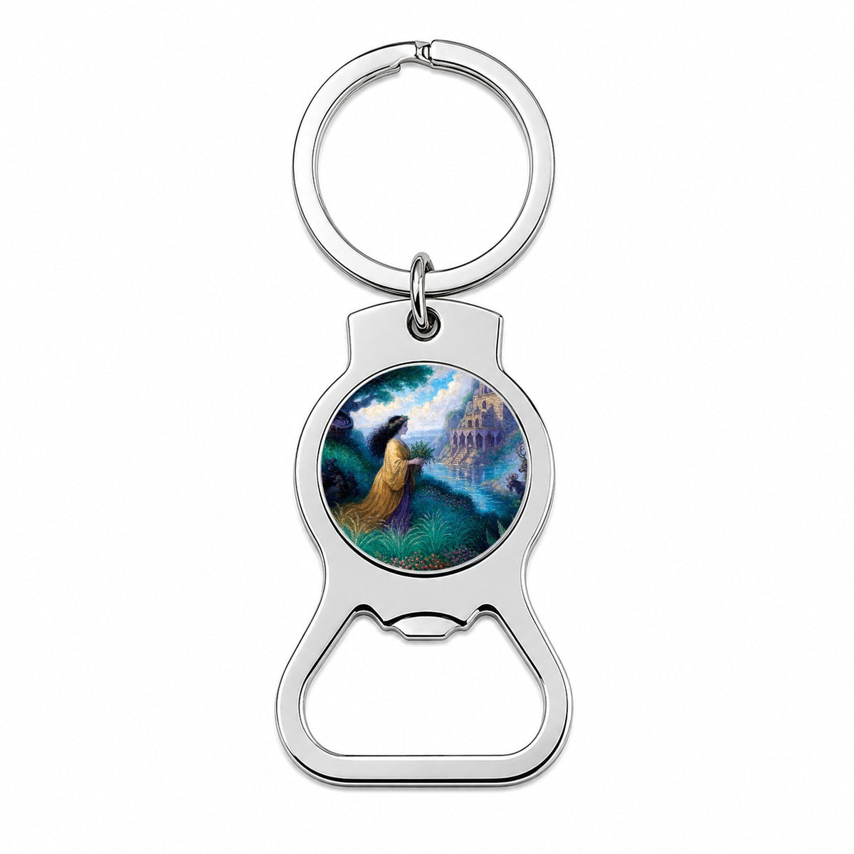 Circe Greek Enchantress Bottle Opener Keychain