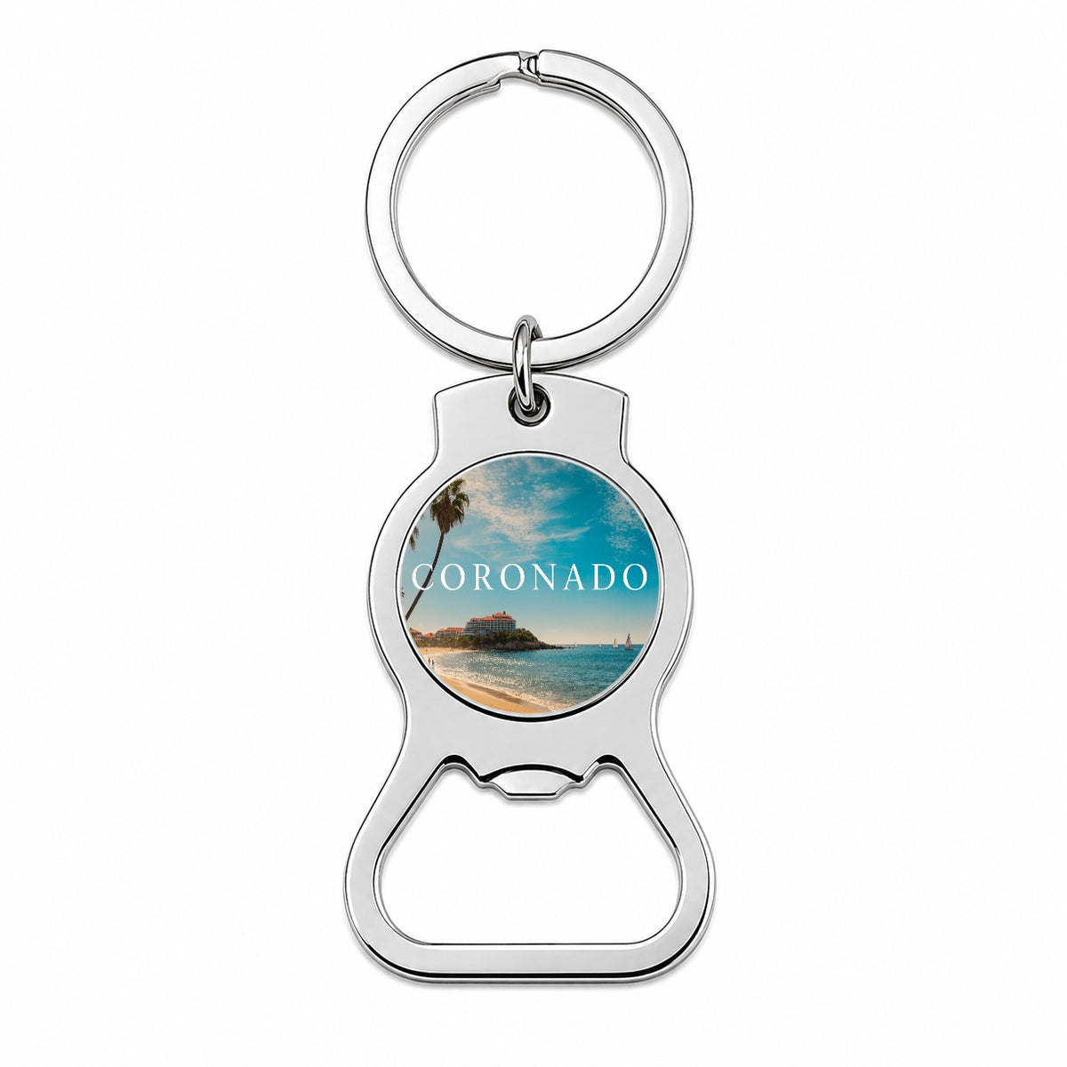 Coronado California Travel Bottle Opener Keychain