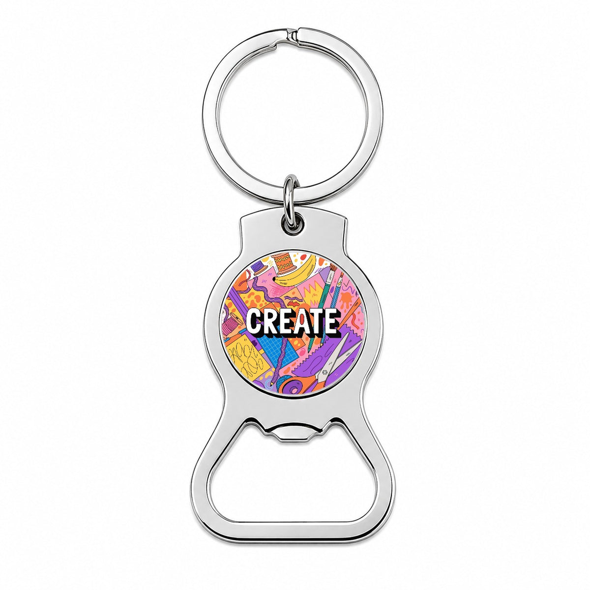 Create Artist Crafting Creative Bottle Opener Keychain