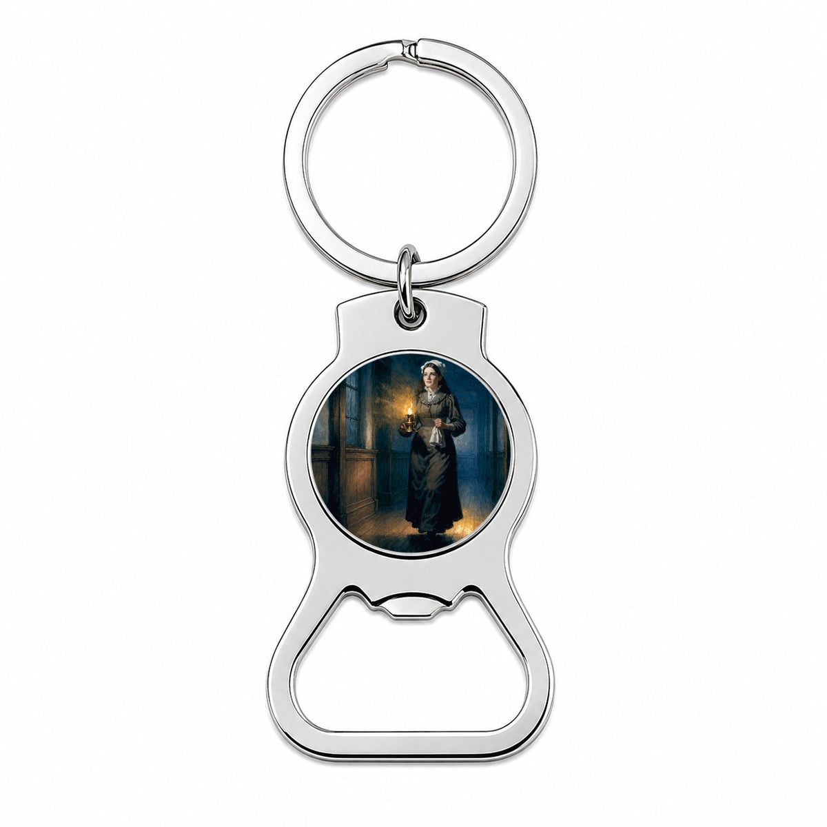 Florence Nightingale Nurse Bottle Opener Keychain