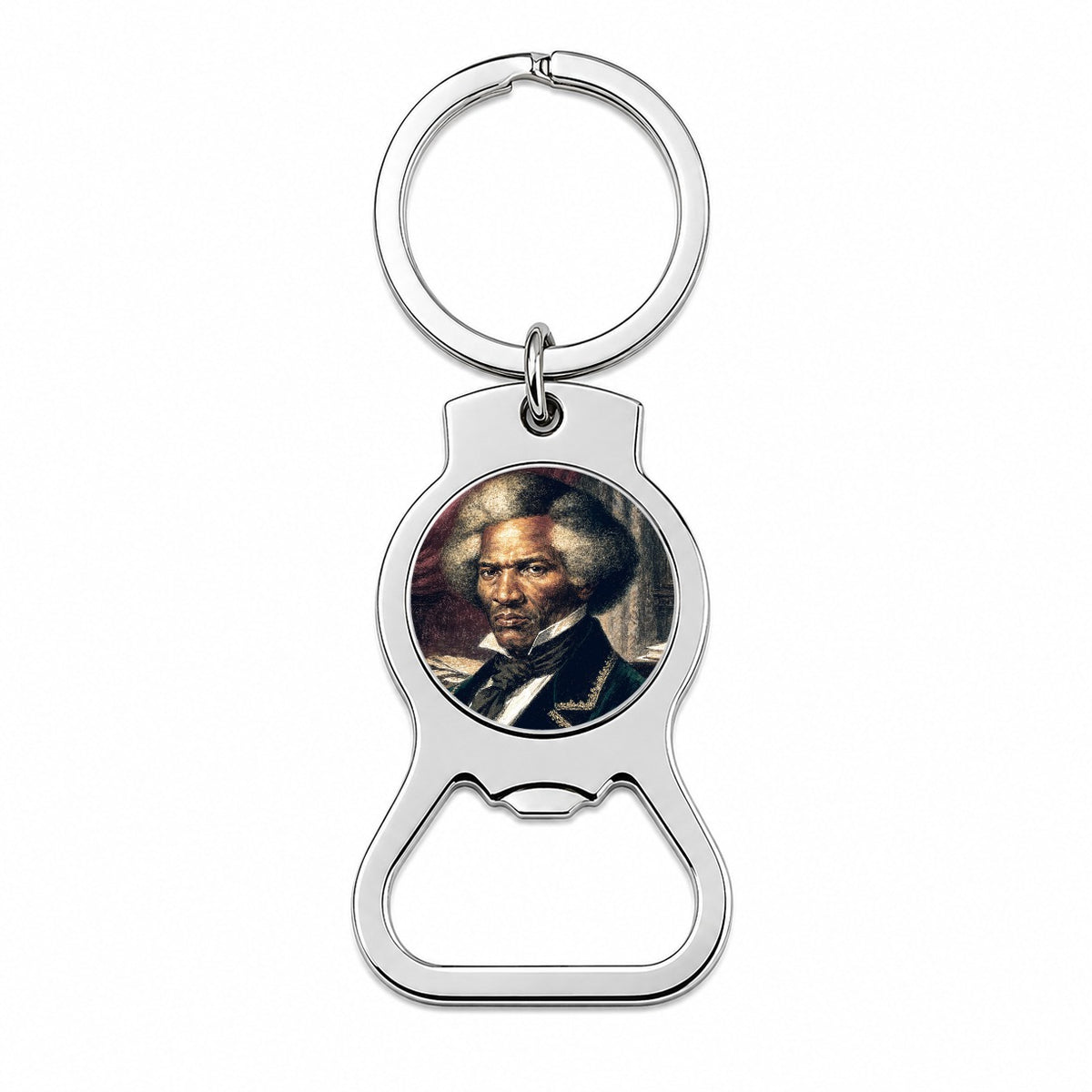 Frederick Douglass Abolitionist Bottle Opener Keychain