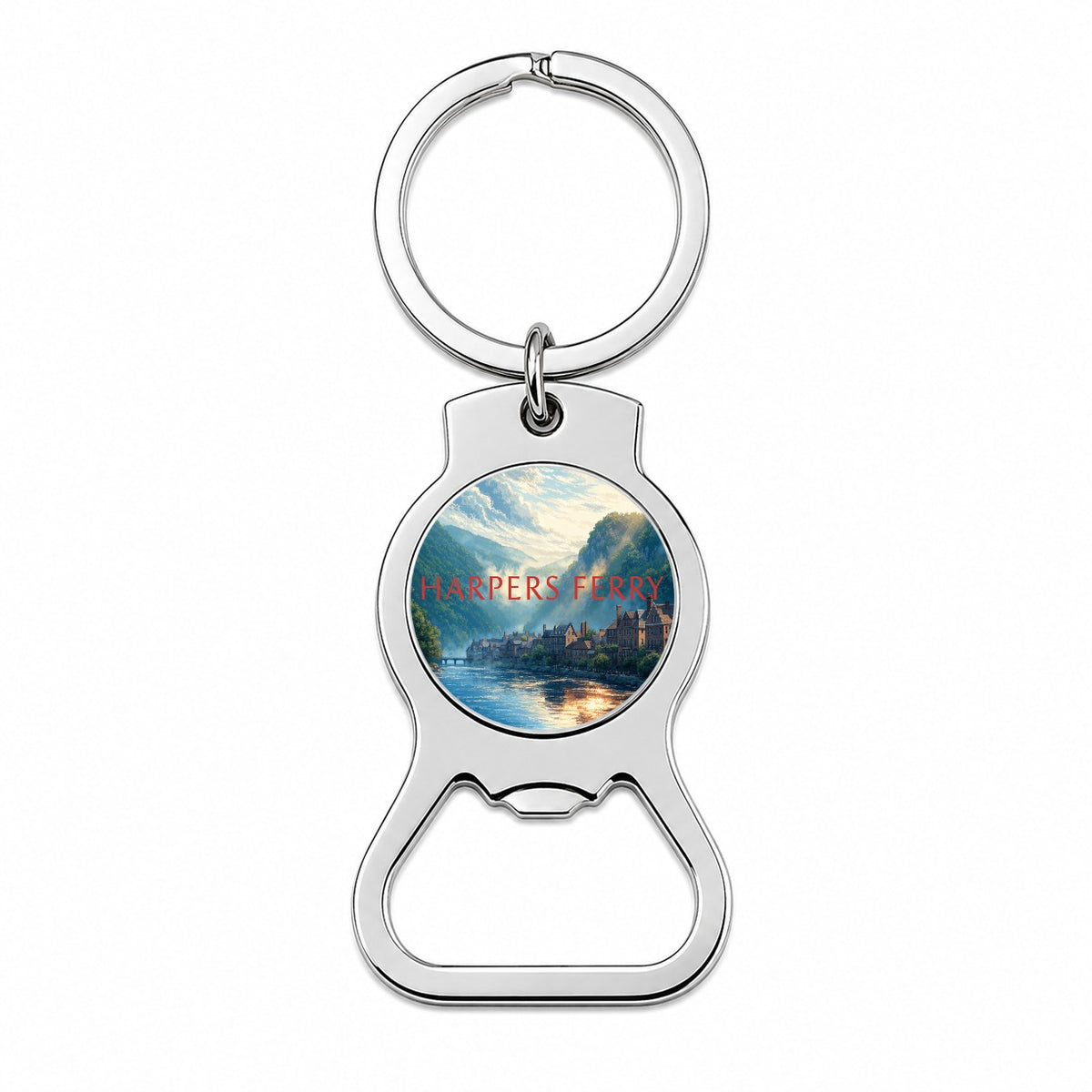 Harpers Ferry West Virginia Travel Bottle Opener Keychain