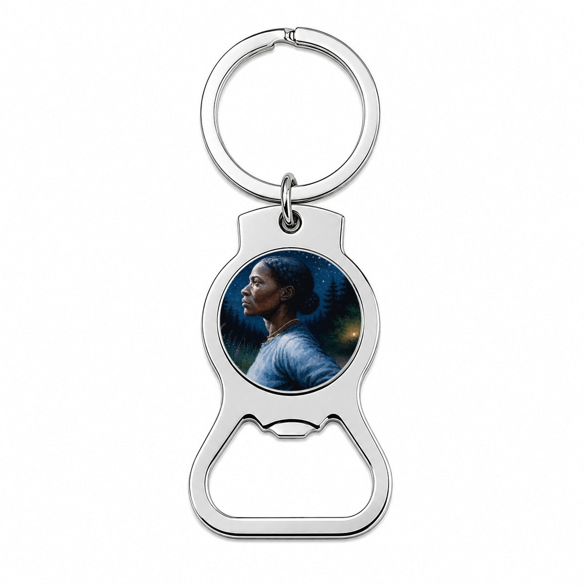 Harriet Tubman Abolitionist Bottle Opener Keychain