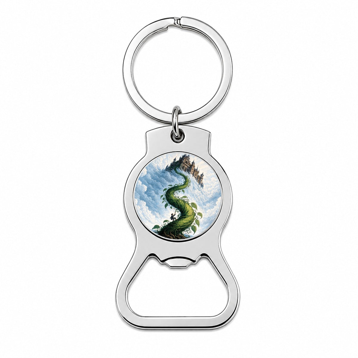 Jack Beanstalk Fairy Tale Bottle Opener Keychain