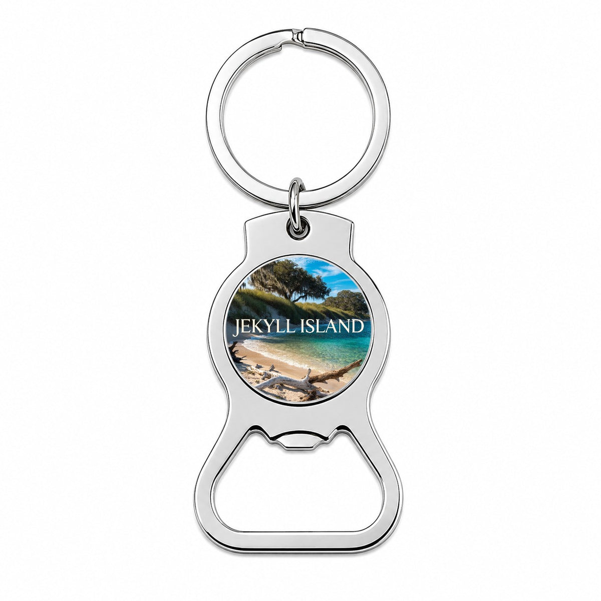 Jekyll Island Georgia Travel Bottle Opener Keychain