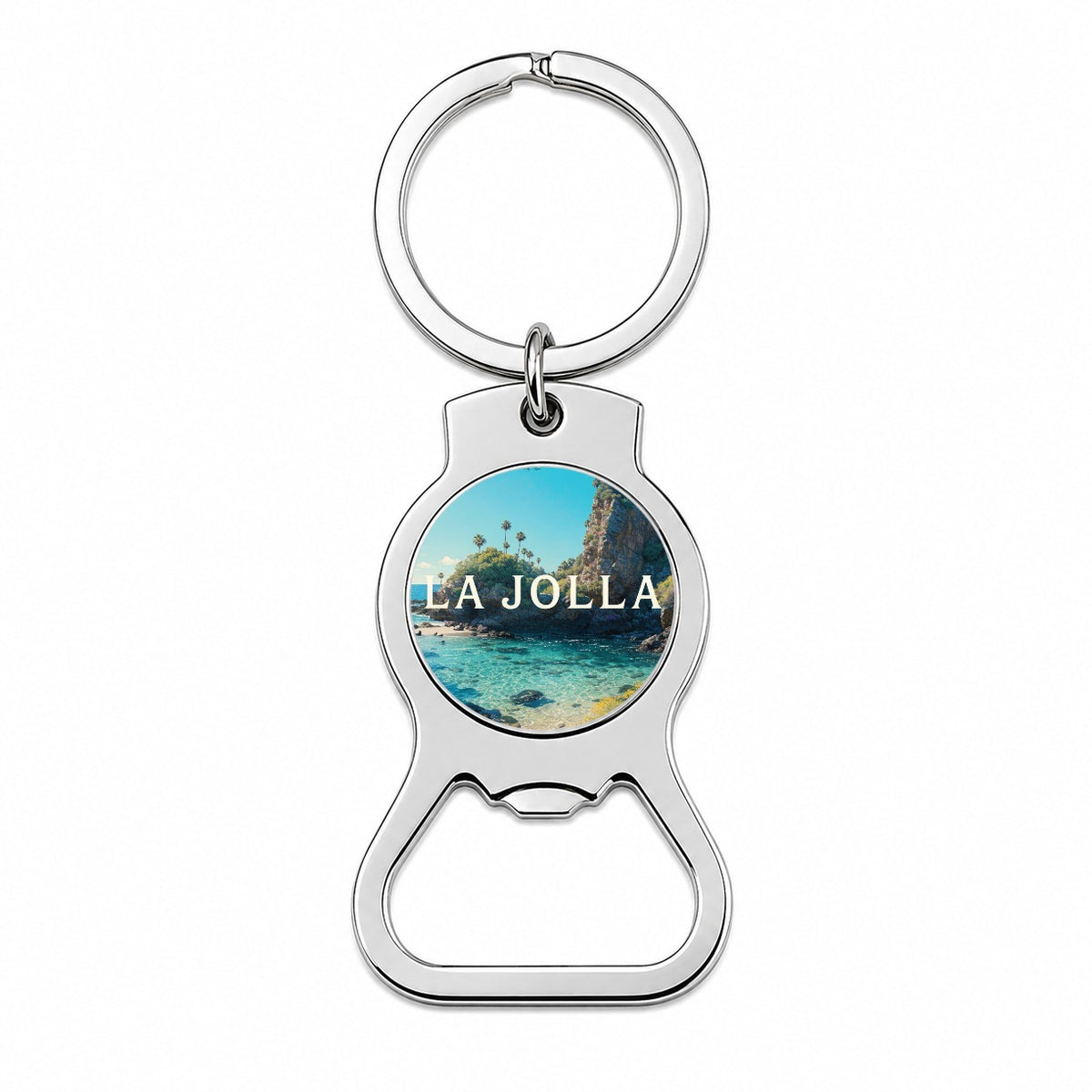 La Jolla California Travel Bottle Opener Keychain