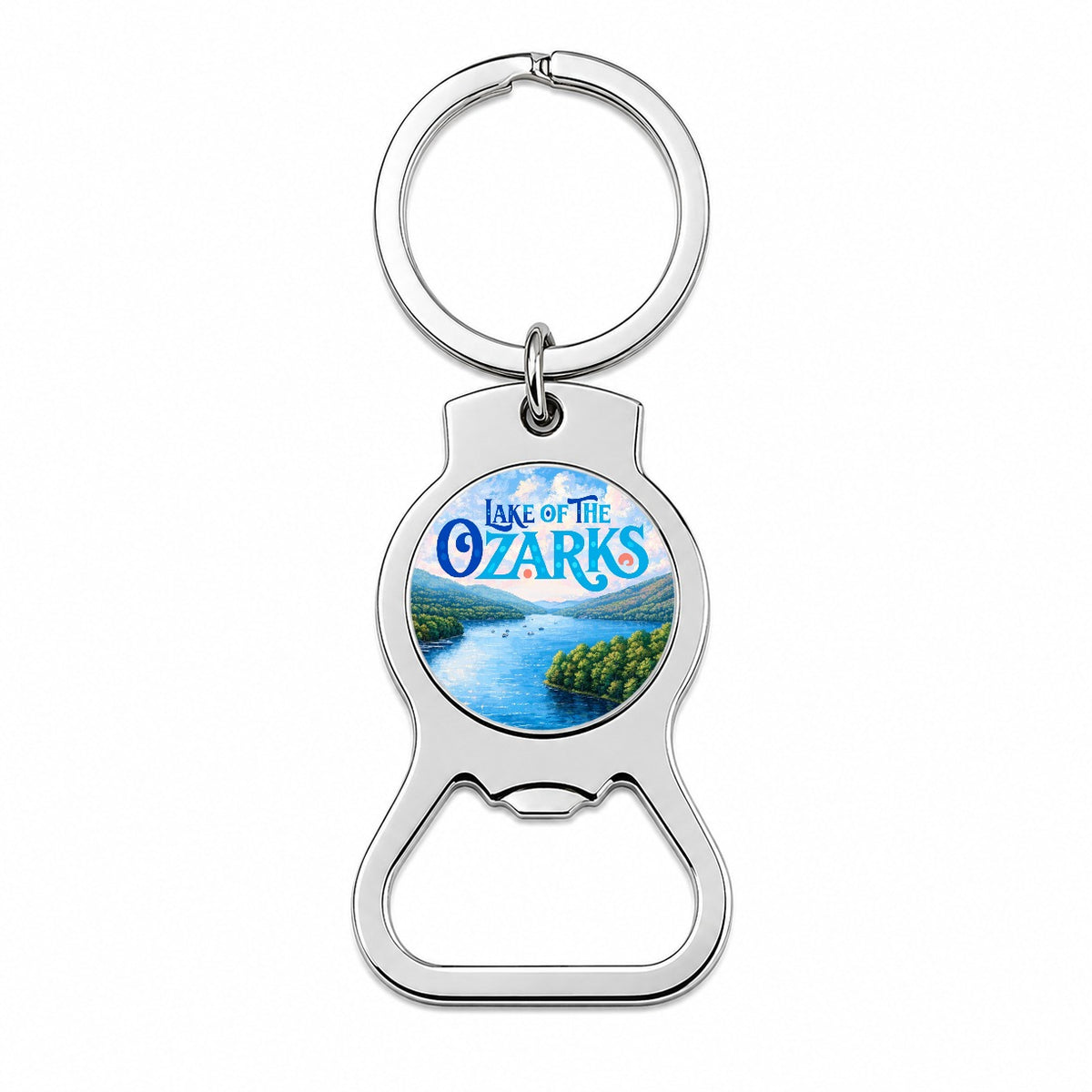 Lake of the Ozarks Missouri Travel Bottle Opener Keychain