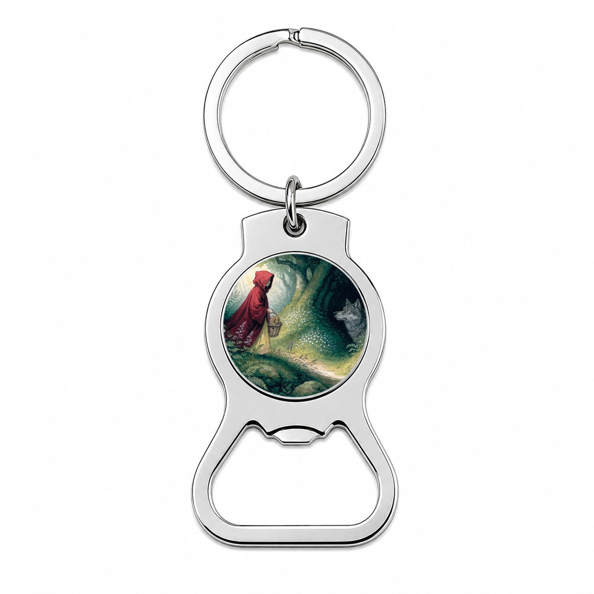 Little Red Riding Hood Bottle Opener Keychain