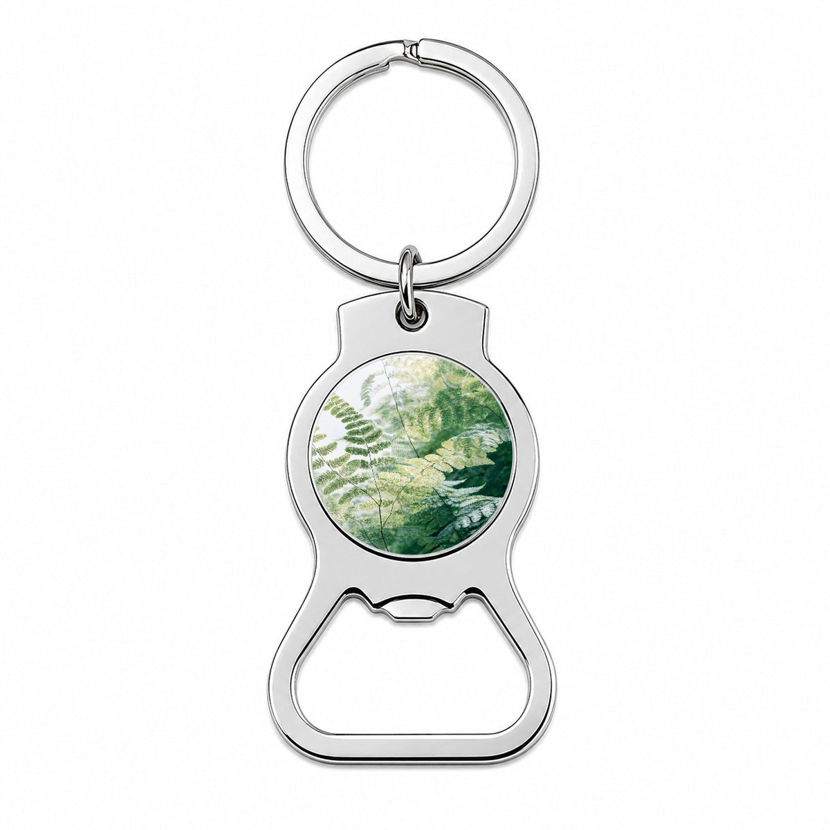 Maidenhair Fern Garden Bottle Opener Keychain