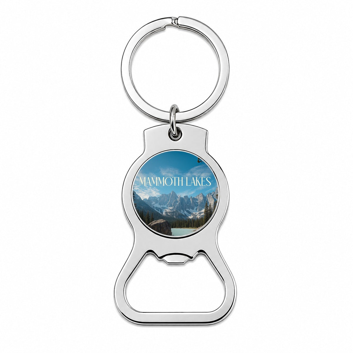 Mammoth Lakes California Travel Bottle Opener Keychain