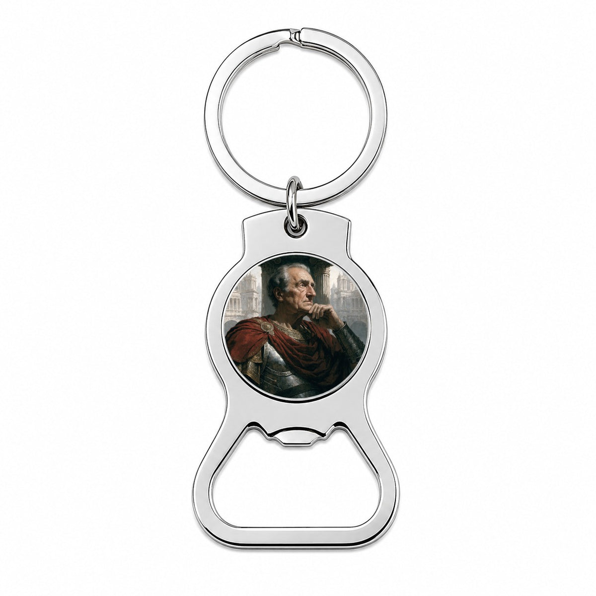 Marcus Aurelius Roman Emperor Bottle Opener Keychain