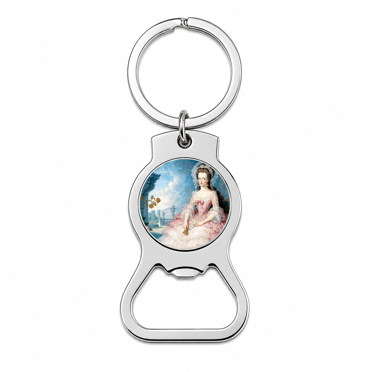 Marie Antoinette French Queen Bottle Opener Keychain