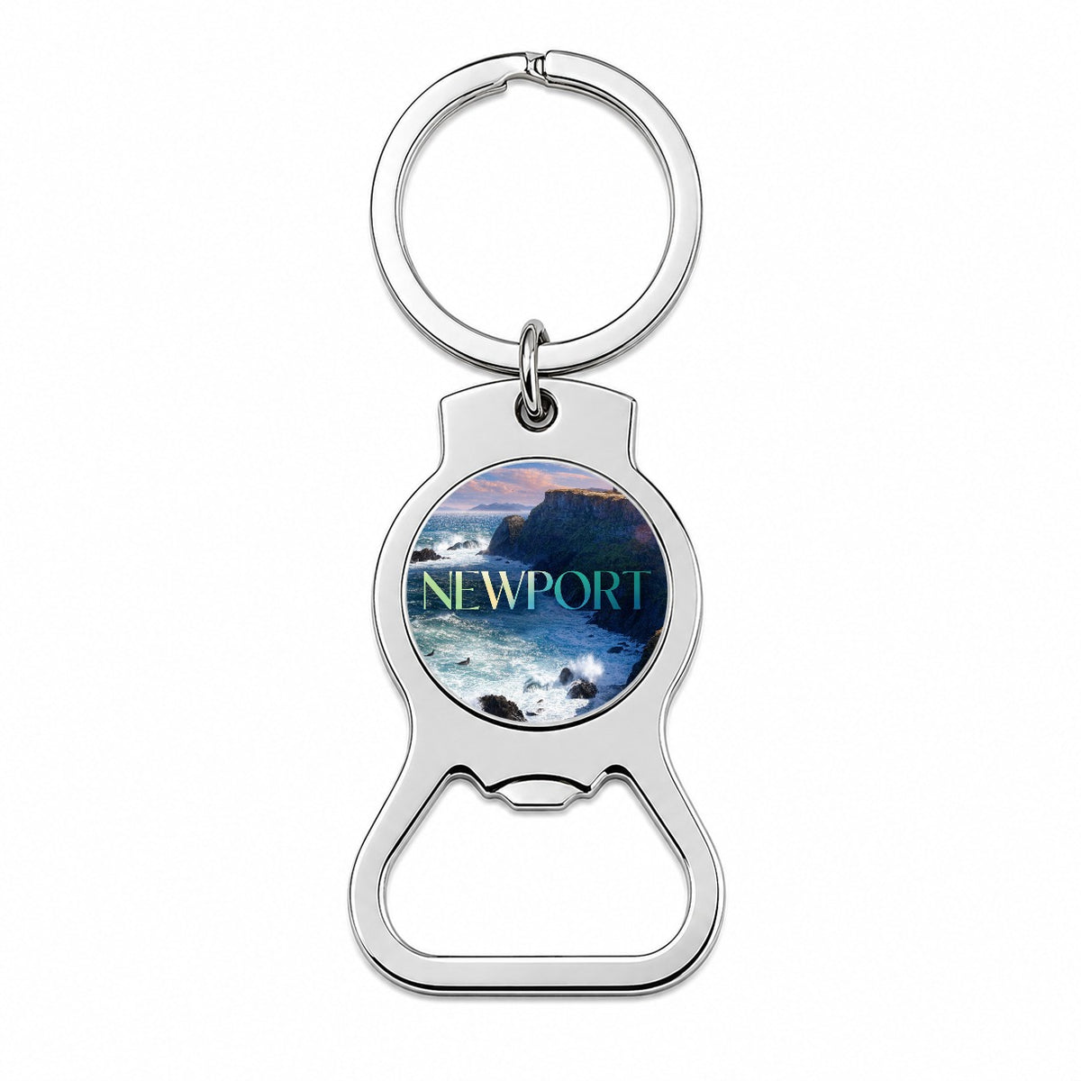 Newport Oregon Travel Bottle Opener Keychain