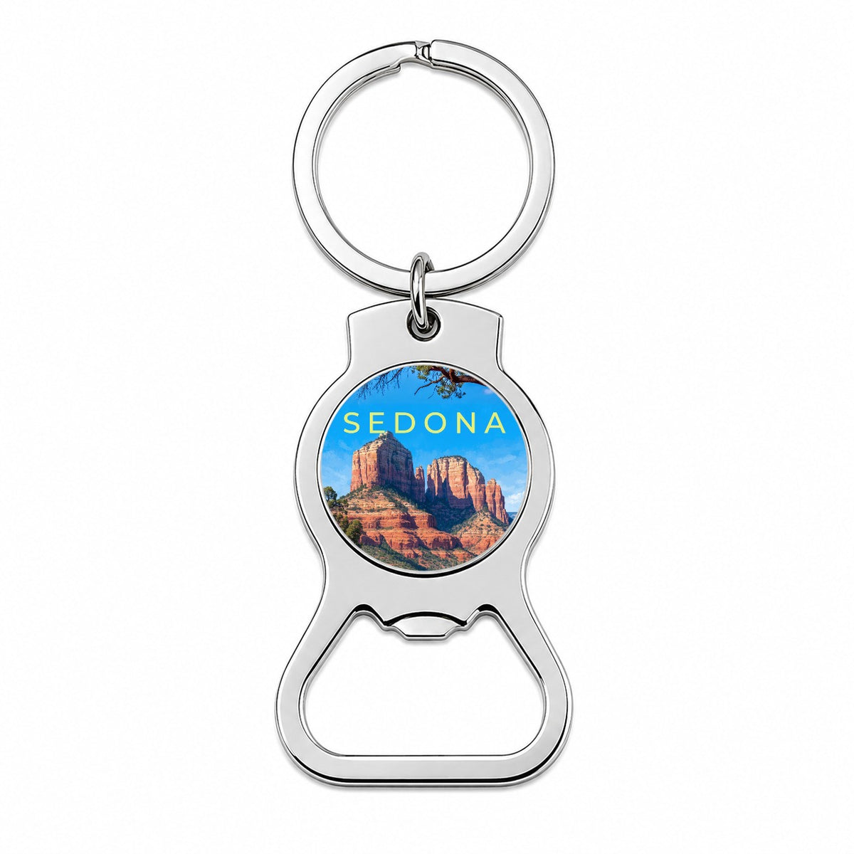 Sedona Arizona Travel Bottle Opener Keychain