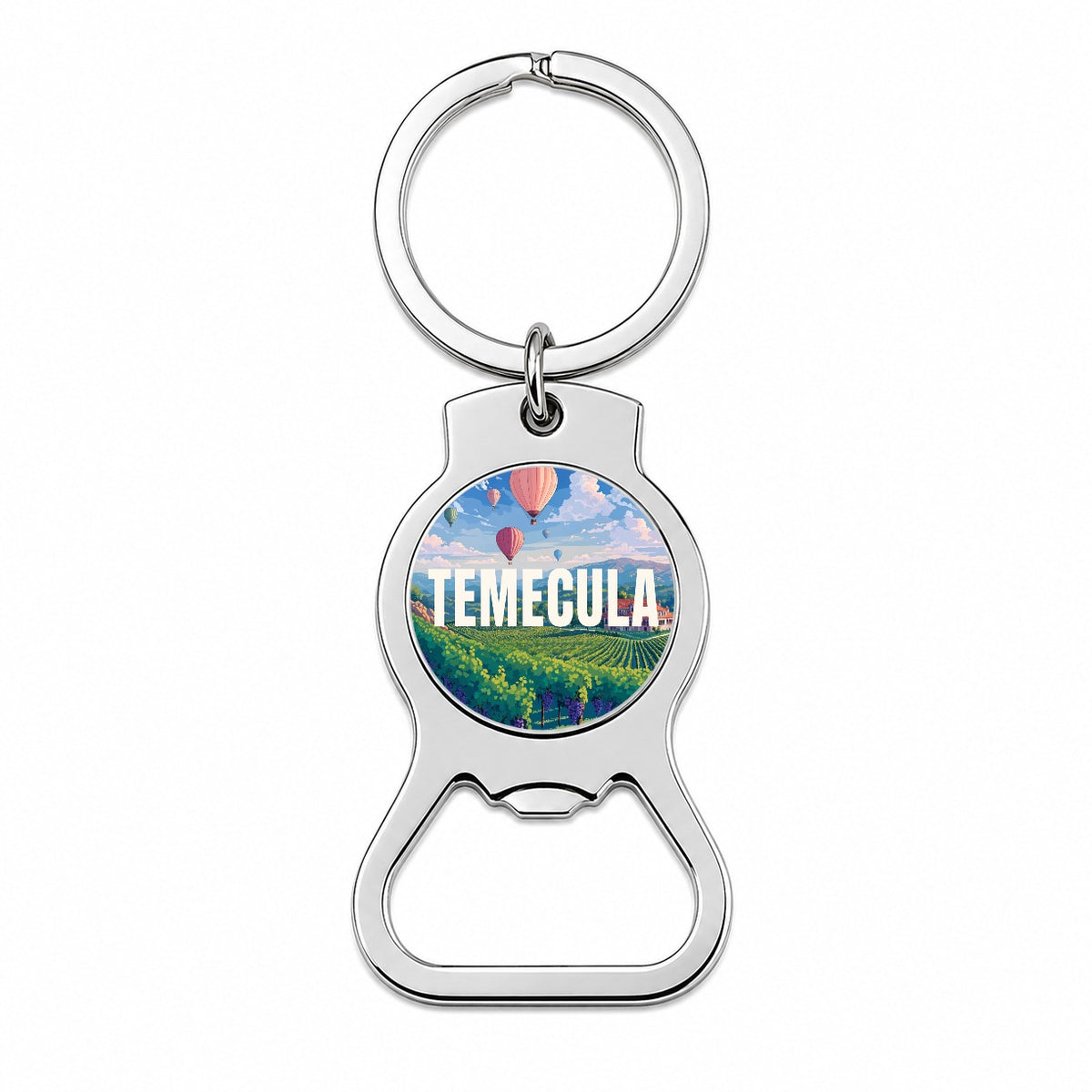 Temecula California Travel Bottle Opener Keychain