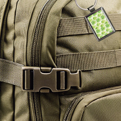 Lots Of Wild Grass Rectangle Metal Keychain