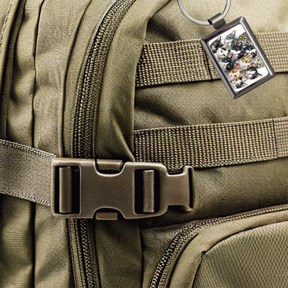 Bunch Of Sweet Cats Rectangle Metal Keychain
