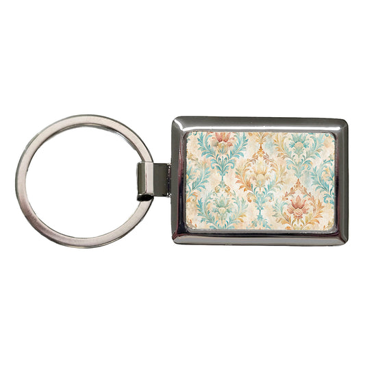 Beautiful Wallpaper Rectangle Metal Keychain