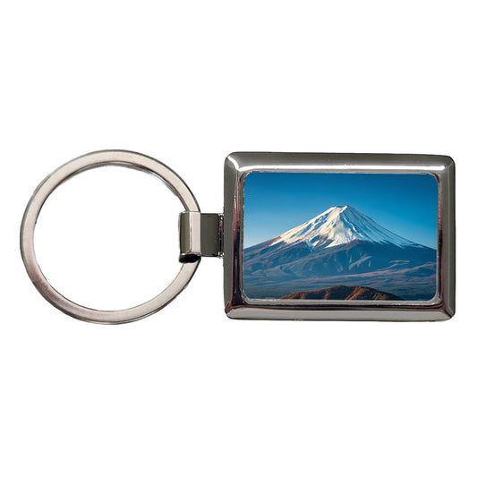 Mount Fuji Japan Photo Rectangle Metal Keychain