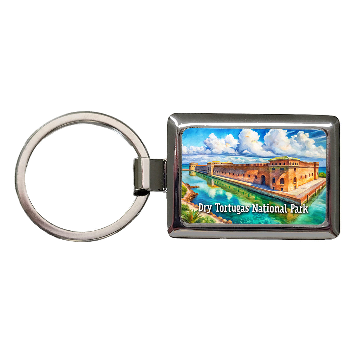 Dry Tortugas National Park Florida Rectangle Metal Keychain
