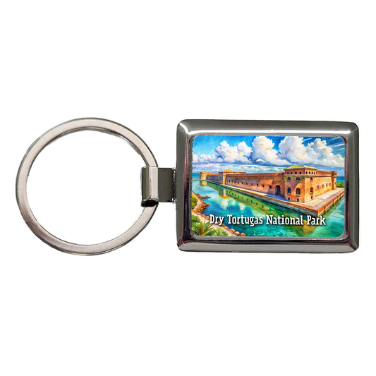 Dry Tortugas National Park Florida Rectangle Metal Keychain